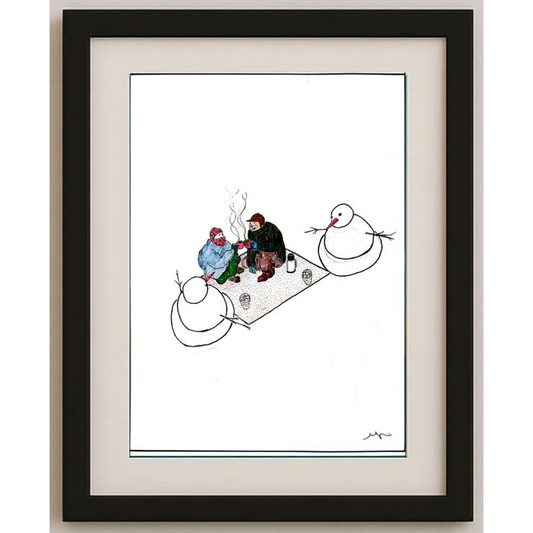 Sabri Ergüder 29x21cm Orijinal Karikatür BOD00521
