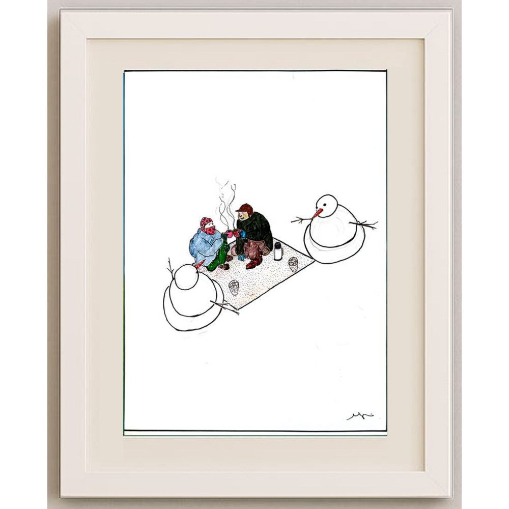 Sabri Ergüder 29x21cm Orijinal Karikatür BOD00521