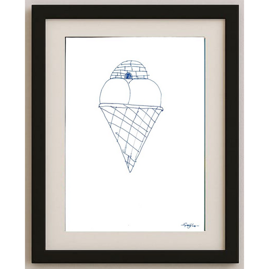 Çağla Bingöl 29x21cm Orijinal Karikatür BOD00522