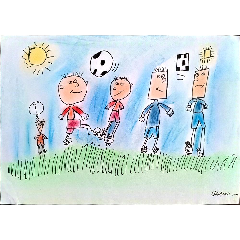 Umutcan Semizoğlu 29x21cm Orijinal Karikatür BOD00524