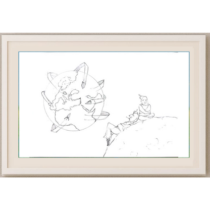 Gökhun Baltacı 29x21cm Orijinal Karikatür BOD00527
