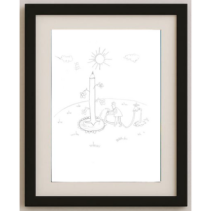 Hilal Yıldız 29x21cm Orijinal Karikatür BOD00529
