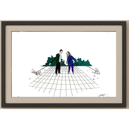 Sabri Ergüder 29x21cm Orijinal Karikatür BOD00530