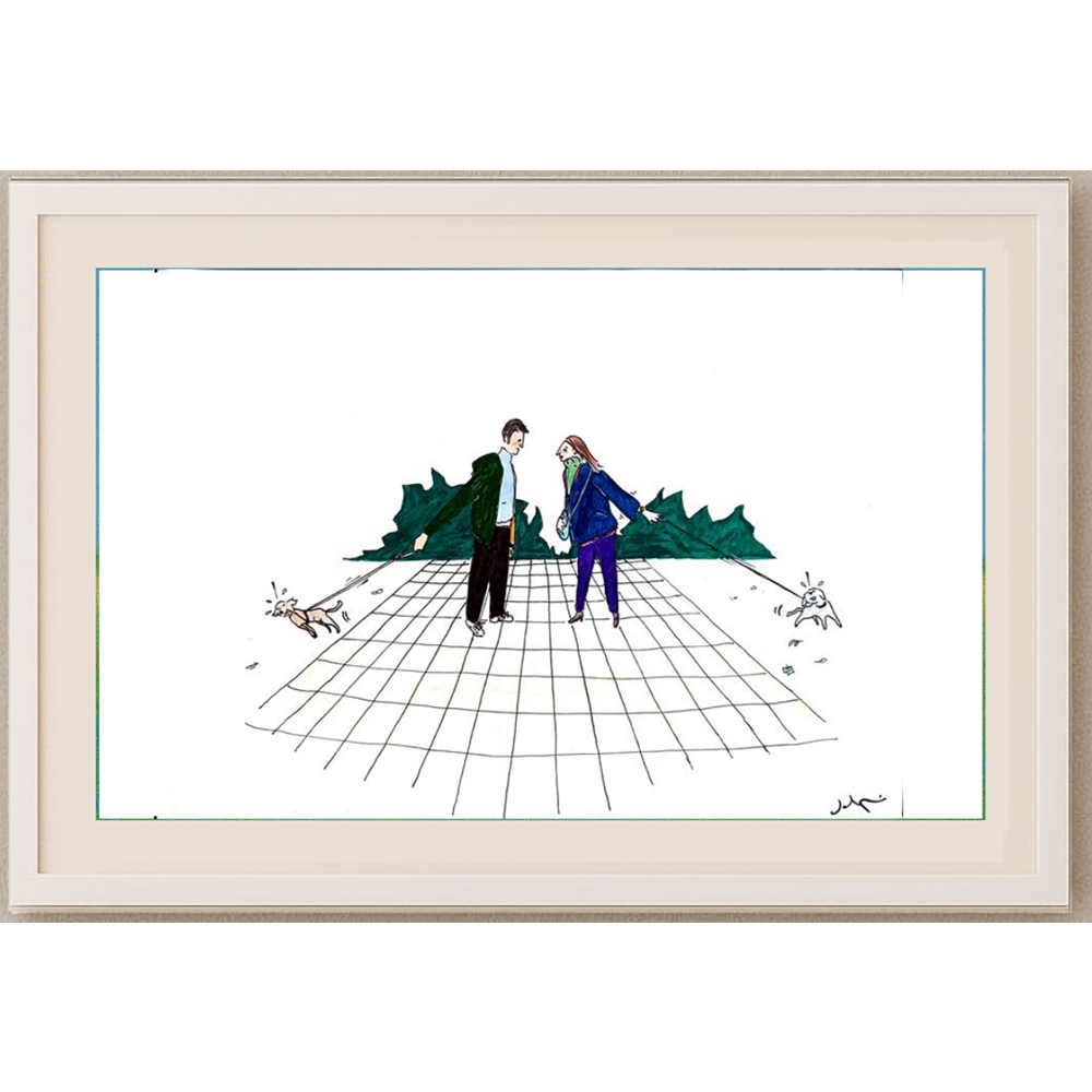Sabri Ergüder 29x21cm Orijinal Karikatür BOD00530