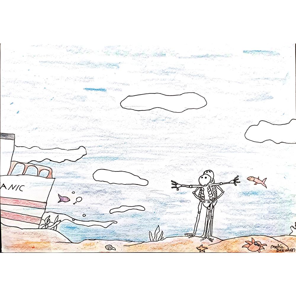 Metin Dekohen 35x25cm Orijinal Karikatür BOD00531