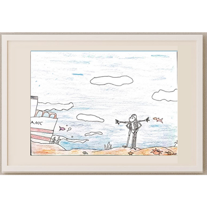 Metin Dekohen 35x25cm Orijinal Karikatür BOD00531