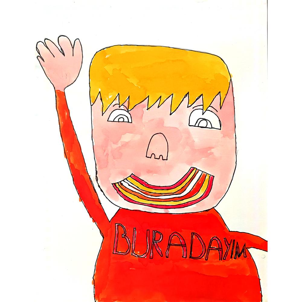 Sarper Öztürk 35x25cm Orijinal Karikatür BOD00532