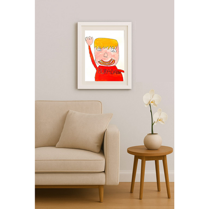 Sarper Öztürk 35x25cm Orijinal Karikatür BOD00532