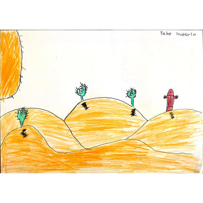 Taha Kuşçulu 35x25cm Orijinal Karikatür BOD00535
