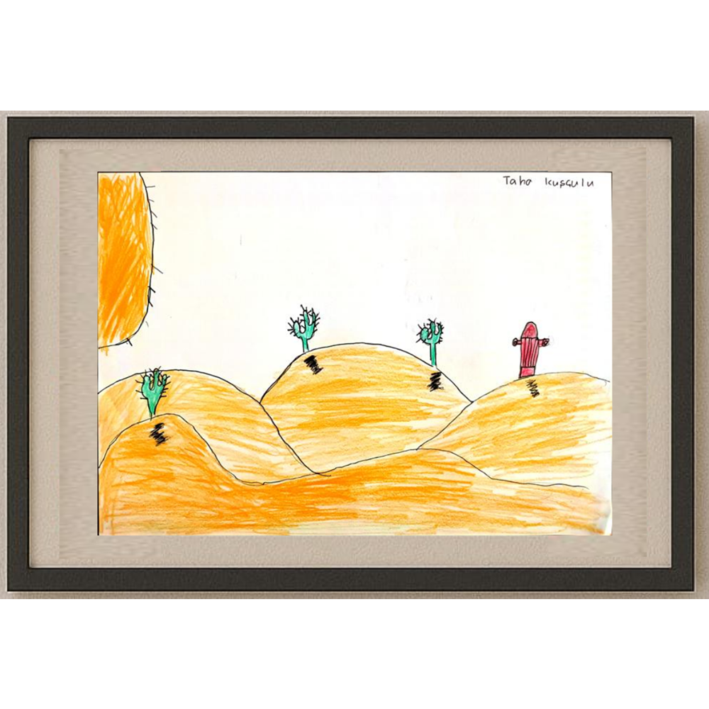 Taha Kuşçulu 35x25cm Orijinal Karikatür BOD00535