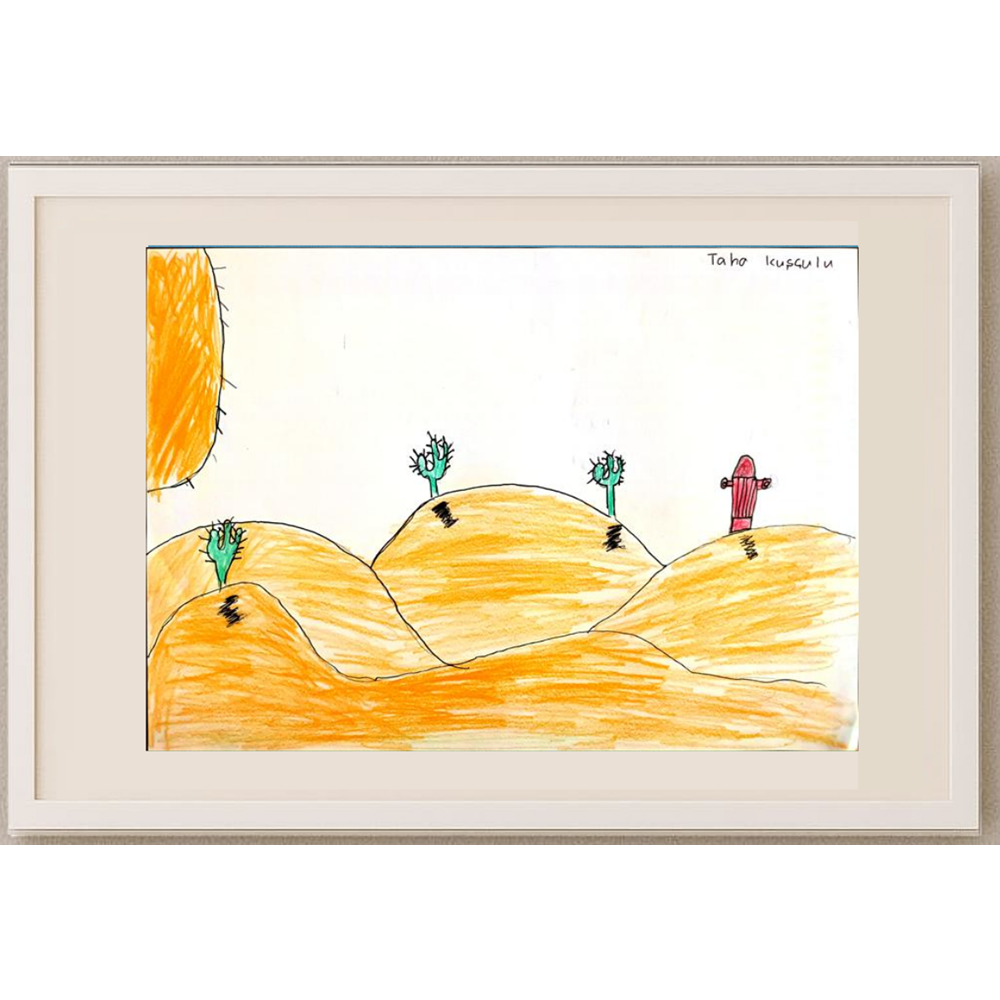 Taha Kuşçulu 35x25cm Orijinal Karikatür BOD00535