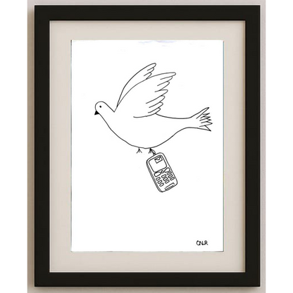 Onur Özkan 35x25cm Orijinal Karikatür BOD00536