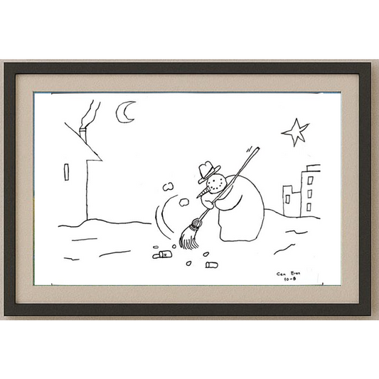 Cem Eren 29x21cm Orijinal Karikatür BOD00537