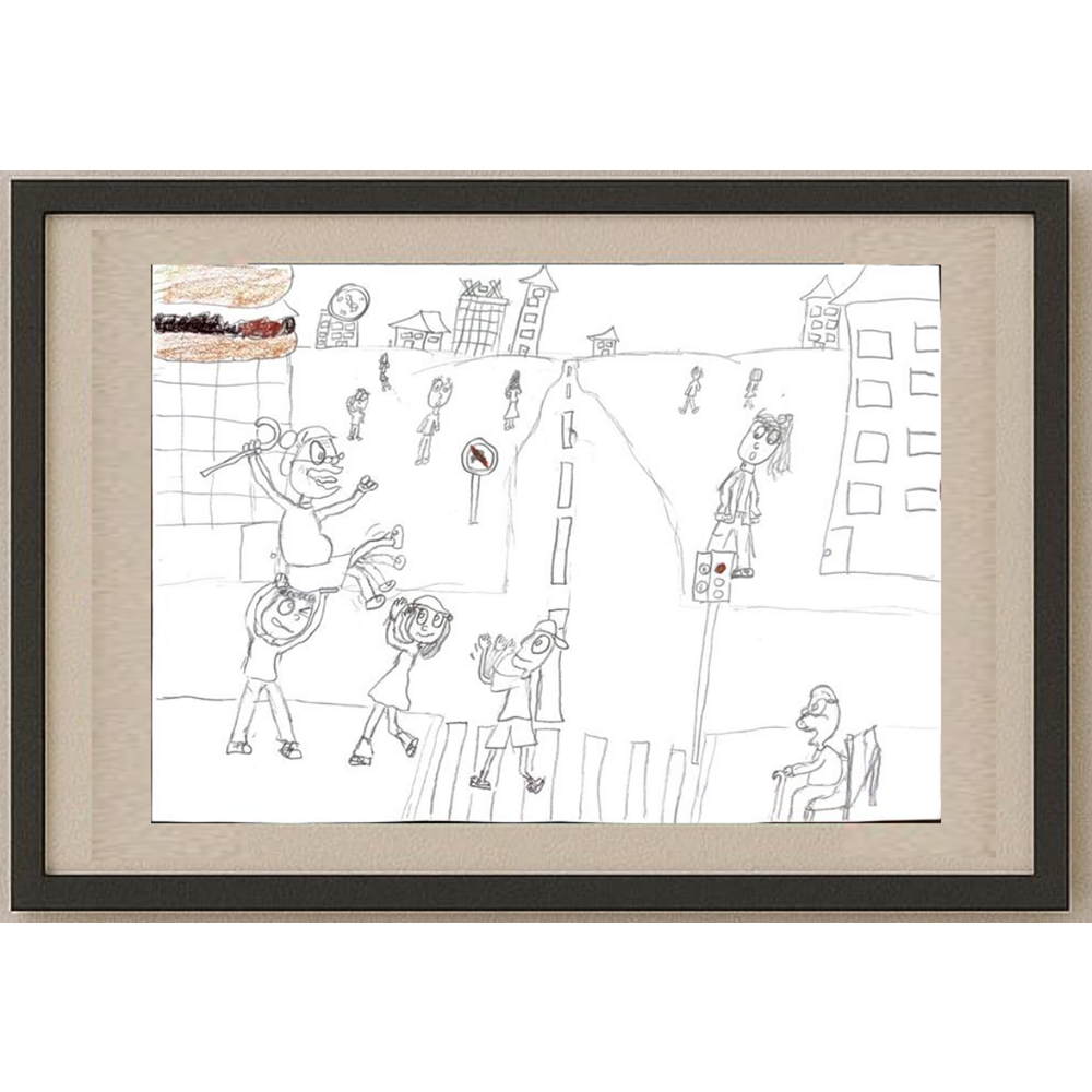 İlayda Acar 29x21cm Orijinal Karikatür BOD00552