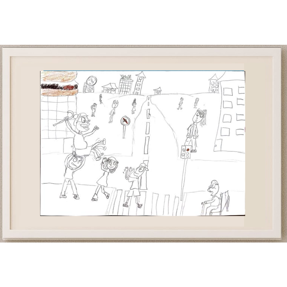 İlayda Acar 29x21cm Orijinal Karikatür BOD00552