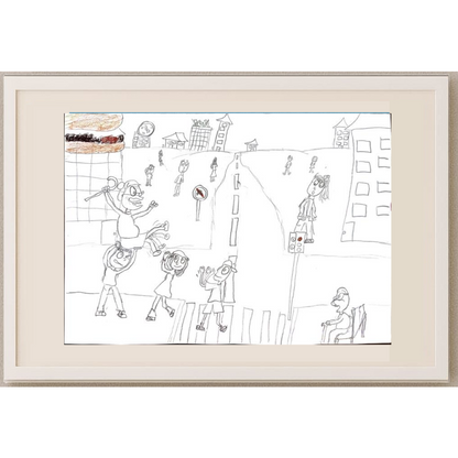 İlayda Acar 29x21cm Orijinal Karikatür BOD00552