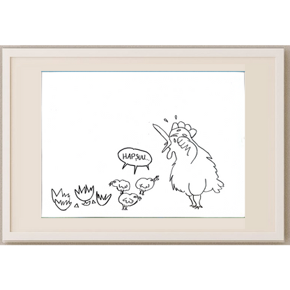 İmge Ece Velidedeoğlu 29x21cm Orijinal Karikatür BOD00555