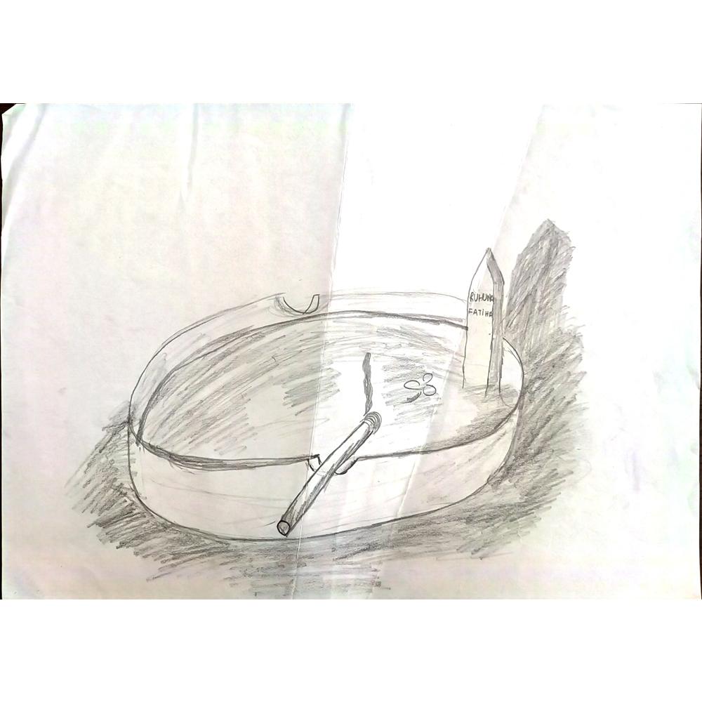 Özgü Taçyıldız 29x21cm Orijinal Karikatür BOD00557