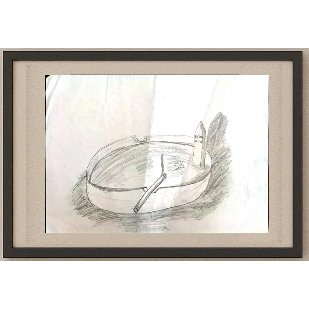 Özgü Taçyıldız 29x21cm Orijinal Karikatür BOD00557