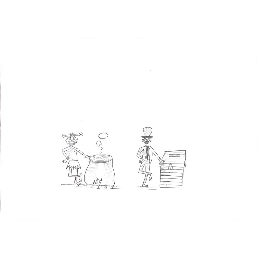Ulaş Zakir Koçak 43x30cm Orijinal Karikatür BOD00558