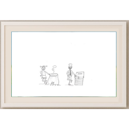 Ulaş Zakir Koçak 43x30cm Orijinal Karikatür BOD00558