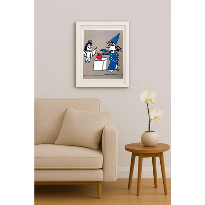 Efecan Sönmez 35x27cm Orijinal Karikatür BOD00559