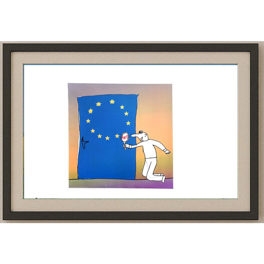 Şiar Işık 27x27cm Orijinal Karikatür BOD00560