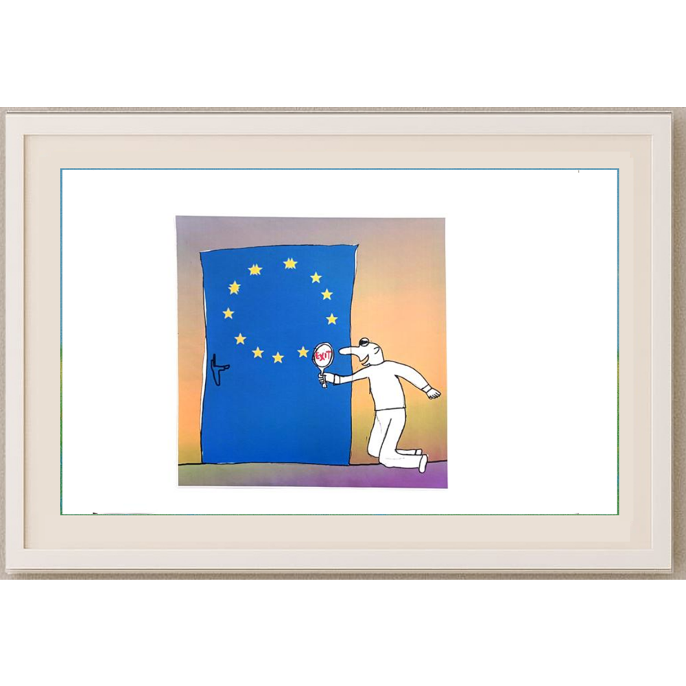Şiar Işık 27x27cm Orijinal Karikatür BOD00560