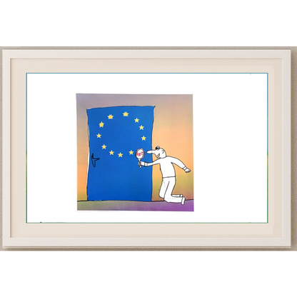 Şiar Işık 27x27cm Orijinal Karikatür BOD00560
