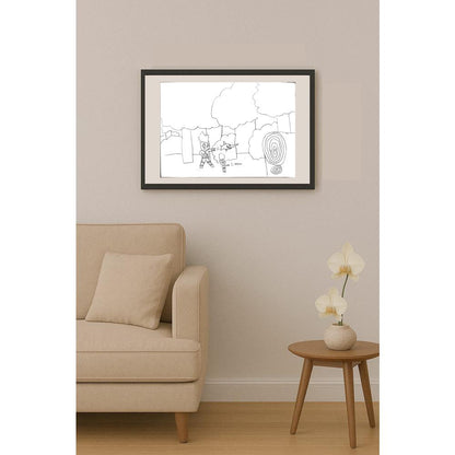 Unknown 29x21cm Orijinal Karikatür BOD00566