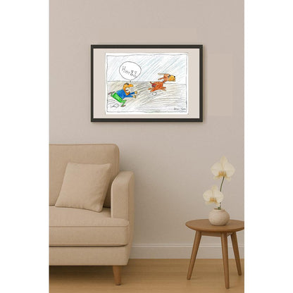 Sinan Çetin 29x21cm Orijinal Karikatür BOD00567