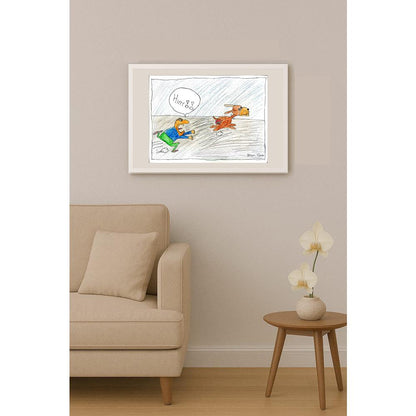 Sinan Çetin 29x21cm Orijinal Karikatür BOD00567