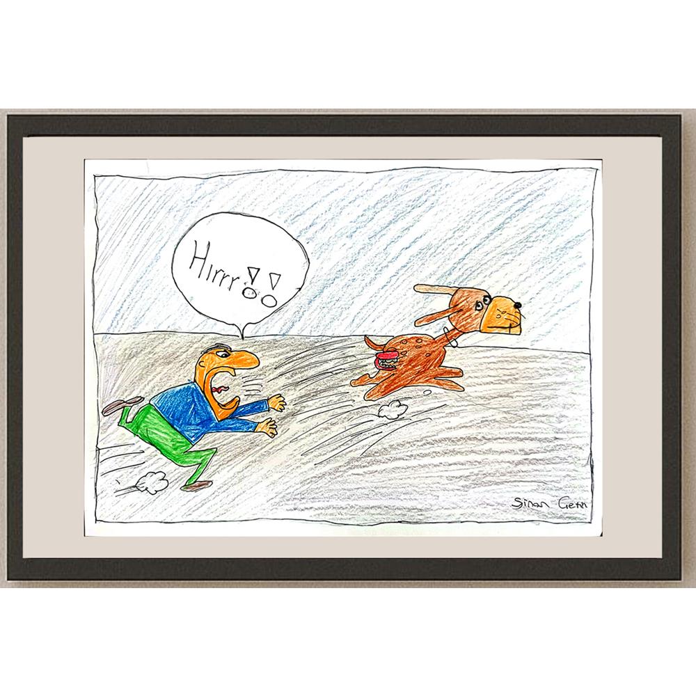 Sinan Çetin 29x21cm Orijinal Karikatür BOD00567