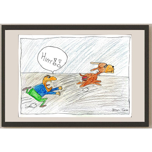 Sinan Çetin 29x21cm Orijinal Karikatür BOD00567