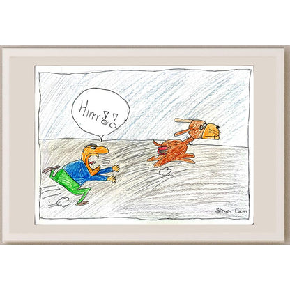 Sinan Çetin 29x21cm Orijinal Karikatür BOD00567