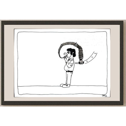 Ali Kerem Atalay 29x21cm Orijinal Karikatür BOD00568