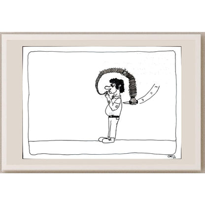 Ali Kerem Atalay 29x21cm Orijinal Karikatür BOD00568