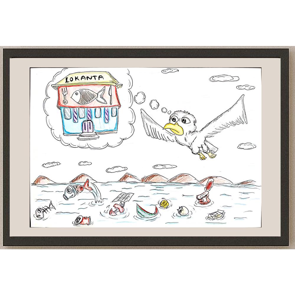 Arat Baran Keskin 29x21cm Orijinal Karikatür BOD00569