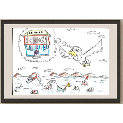 Arat Baran Keskin 29x21cm Orijinal Karikatür BOD00569