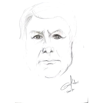 Emre Kaleci 29x21cm Orijinal Karikatür BOD00570