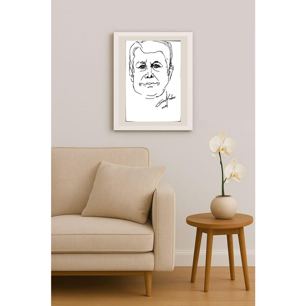 Emre Kaleci 29x21cm Orijinal Karikatür BOD00571