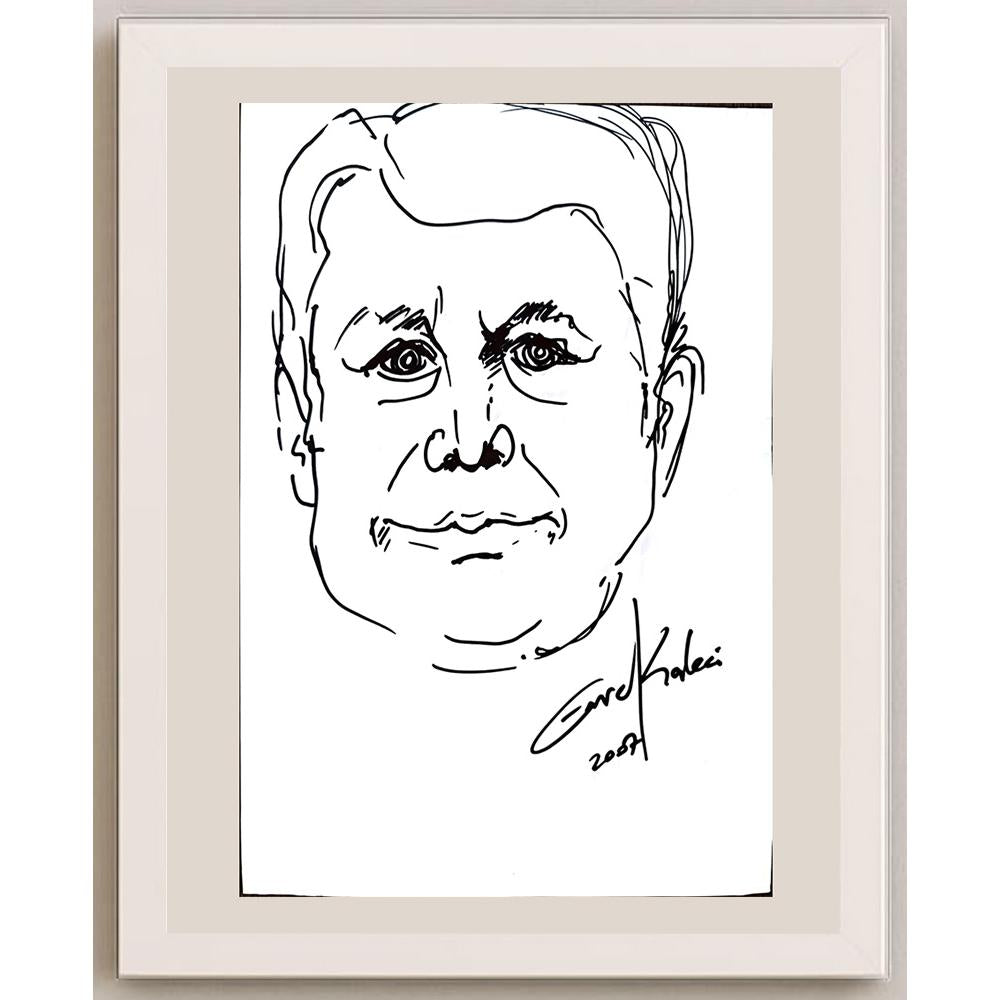 Emre Kaleci 29x21cm Orijinal Karikatür BOD00571