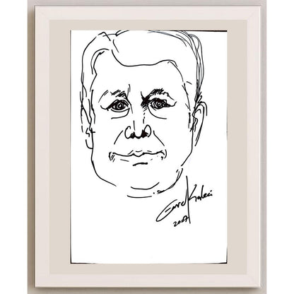 Emre Kaleci 29x21cm Orijinal Karikatür BOD00571