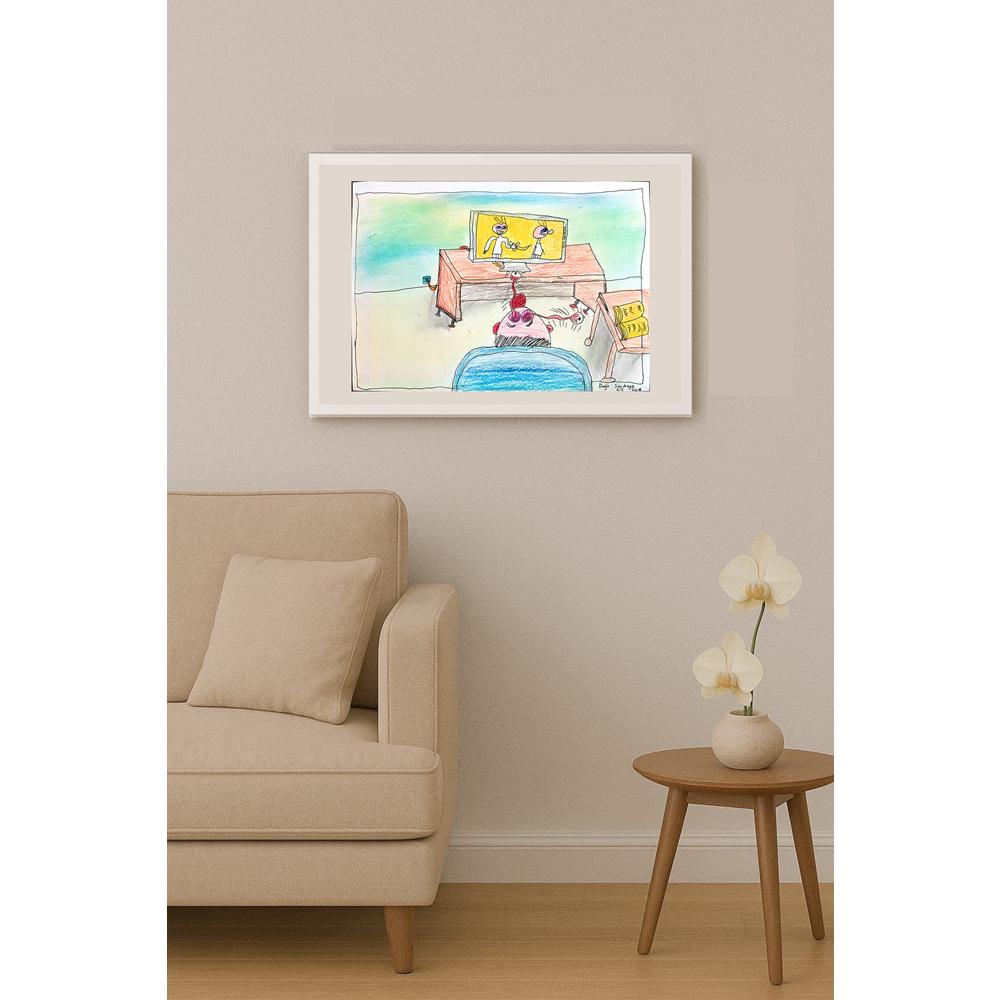 Doğa Sarıkaya 29x21cm Orijinal Karikatür BOD00572