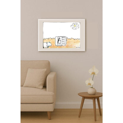 Oktay Ege Duran 35x25cm Orijinal Karikatür BOD00574