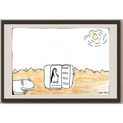 Oktay Ege Duran 35x25cm Orijinal Karikatür BOD00574