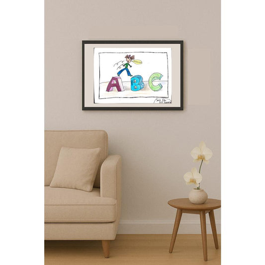 Serra Edin 29x21cm Orijinal Karikatür BOD00578