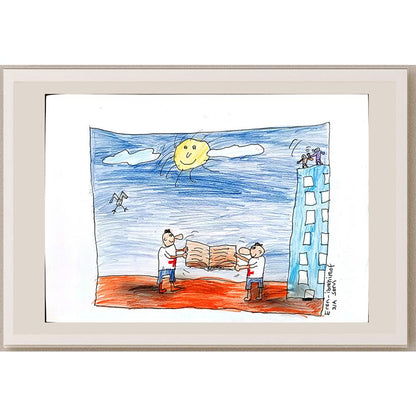 Eren İbrahimof 29x21cm Orijinal Karikatür BOD00579