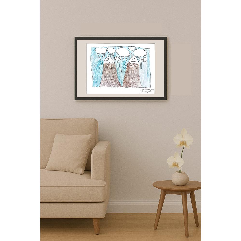 Emre Özcanoğlu 29x21cm Orijinal Karikatür BOD00580