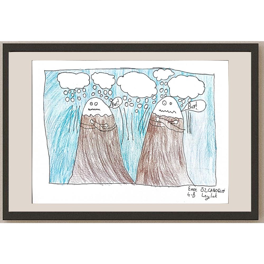 Emre Özcanoğlu 29x21cm Orijinal Karikatür BOD00580